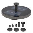 thumbnail image 3 of Solar Powered Water Fountain,Solar Fountain Round 1.6W Floating Solar Landscape Fountain Solar Fountain Pump Expertly Crafted, 3 of 8