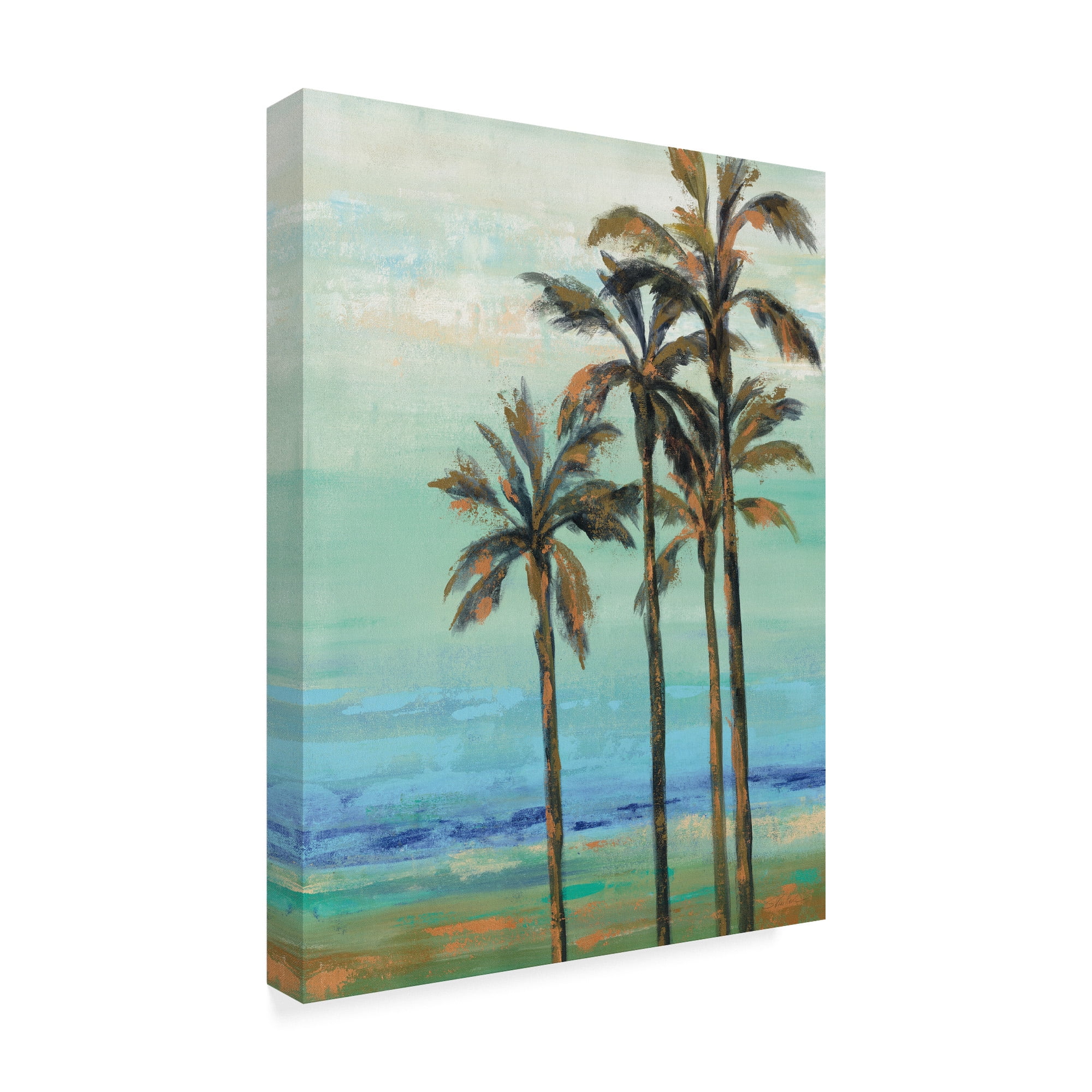 Trademark Fine Art 'Copper Palms I' Canvas Art by Silvia Vassileva