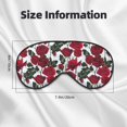 thumbnail image 5 of Naloa Rose Flowers Print Sleep Mask for Sleeper, Light Blocking Sleeping Eye Mask for Women Men, Eye Shade with Adjustable Strap for Travel, Nap,Meditation, 5 of 7