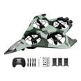 thumbnail image 2 of Avión de control remoto, juguete volador para exteriores, helicóptero de portátil con de 360 degree, ideal para niños, principiantes y adultos. Verde con 3 baterías, 2 of 6