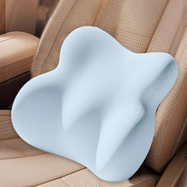 Juego de cojines lumbares para reposacabezas de coche, cojín lumbar colorido, respaldo para asiento de conductor, soporte lumbar para coche, almohada para el cuello, reposacabezas de coche aterciopela