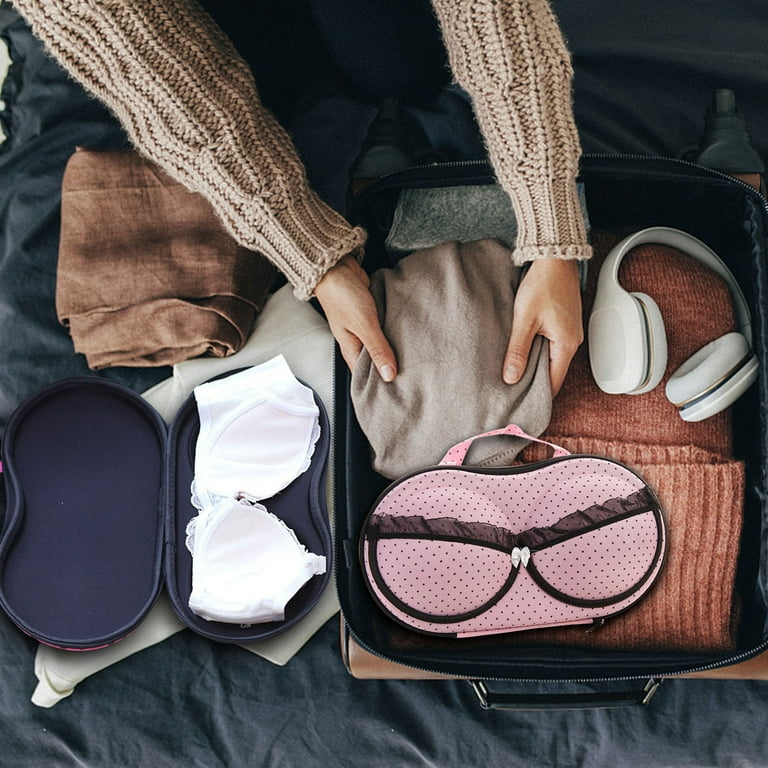 Women Bra Underwear Lingerie Case Travel Box Makeup Wash Storage