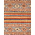 thumbnail image 1 of Ahgly Company Machine Washable Indoor Rectangle Abstract Light Copper Gold Area Rugs, 5' x 7', 1 of 7