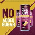 thumbnail image 2 of The True 100% Juice Sparkling Passion Fruit, 4pack, No Added Sugar, 8.45 fl oz can, 2 of 7