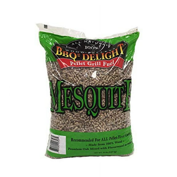 Mesquite Flavor BBQR's Delight Smoking BBQ Pellets 20 Pounds