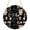 black, variant on Coffee Black Round Front Door Welcome Sign, 5.9 Inch Wall Hanging Decor for Indoor Outdoor, Brown Beans Cup Dessert Drink Monochrome Home Porch Hanger Decorations for Holiday Gift