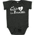 thumbnail image 3 of Inktastic Bestie Frenchie Boys or Girls Baby Bodysuit, 3 of 5