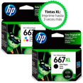 thumbnail image 2 of Combo de 2 cartuchos de Tinta HP 667XL Negra + 667XL Tri-Color Para Impresora Deskjet HP 3YM80AL + 3YM81AL, 2 of 2