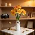 thumbnail image 5 of karymi Artificial Clivia Amaryllis Flower 1pcs Faux Realistic Blooms Tall 25.19 In Home Decor Wedding Centerpiece Vase Floral Arrangement Gifts for Women, 5 of 6