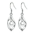thumbnail image 3 of Xihbxyly Pendientes de Espiral, Elegantes y Ligeros, Estilo Bohemio con Detalles de Perla, Diseño de Ondas Brillantes, Ideal para Fiestas, Banquetes y Uso Diario, Accesorio de Moda, Imán para Cumplid, 3 of 7