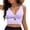 Purple, variant on Styesk Womens Swimsuits Fashion Women Solid Bikini Push-Up Brazilian Swimwear Beachwear Tops Swimsuit
