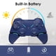 thumbnail image 3 of Control de Juego Wireles para P4/ProPC/Slim, Joystick Remoto Bluetooth con Luz LED Turbo/vibración Dual/sensor de Movimiento de 6 Ejes Azul, 3 of 8