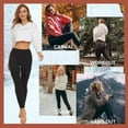 thumbnail image 4 of RDRKR Athletic High-Rise Fleece Leggings With Pockets Women's Medium, 4 of 4