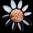 thumbnail image 2 of IKemiter 500pcs/ Pack Natural Color Oval Pointy Full False Nail Tips Almond Shape Acrylic Gel Claw, 2 of 7