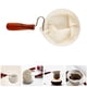thumbnail image 4 of 2 filtros de café de tela de 86 mm, lavables, reutilizables, de franela, con mango de madera, para uso doméstico y en la oficina, 4 of 7