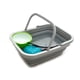 thumbnail image 5 of Tina plegable con asa - cesta de picnic portátil para exteriores - bolsa de compras plegable - contenedor de almacenamiento que ahorra espacio Adepaton HFP-0144, 5 of 8
