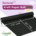thumbnail image 2 of Rollo de papel kraft negro PH PERKHOMY 44 x 24 m, 2 of 5