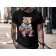 thumbnail image 3 of Funny Football Soccer Mom Bear Gift for Mommy Mother Women T-Shirt Football Soccer Bear Mama Birthday Holiday Present Men Women Kids Tshirt, 3 of 10