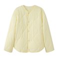 thumbnail image 1 of Soki Veste Bomber à Manches Longues Raglan Zippée Matelassée pour Femmes, 1 of 9