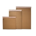 thumbnail image 2 of Lightweight Eco Friendly Brown Kraft Value Paper Padded Mailers! Curbside Recyclable Ship Envelopes, 2 of 10