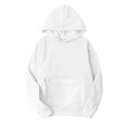 thumbnail image 7 of Cute Sweatshirts for Women Women's Solid Color Sweatshirt Women's Casual Solid Color Hooded Sweatshirt With Pocket Comfortable Pullover Hoodie For Everyday Wear, 7 of 7