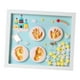 thumbnail image 4 of Marco de fotos para bebé, kit de huellas y huellas de manos, marco de fotos de madera de 12 pulgadas, memoria de bebé para niñas, niños, registro de bebé, decoración de habitación de Azul, 4 of 8
