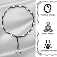 thumbnail image 6 of Howlite (Knotted) Crystal Anklet, 6mm Beads Anklet for Women, 6 of 6