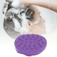 thumbnail image 2 of Unique Bargains 1 Pc Anti-slip Hair Shampoo Brush for Head Massage 3.94"x2.83"x2.83" Purple, 2 of 6