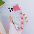 thumbnail image 2 of Cute Beautiful Phone Case Compatible With Samsung S21 Ultra With Heart Bracelet Glossy Tpu Bumper Protective Case - Color, 2 of 5