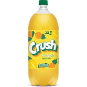 Crush Caffeine Free Pineapple Soda Pop, 2 L, Bottle