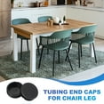 thumbnail image 6 of Uxcell Plastic Tubing End Caps, Hole Plug Insert for Round Iron Pipe Chair Leg Table Bookshelves Patio Furniture 2-3/8 Inch 4, 6 of 7