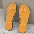 thumbnail image 2 of Xucatan Women's Clear Strap Flat Sandals, Transparent PVC Low Heel Slippers with Embossed Texture, Breathable Casual Summer Shoes, Versatile Colorful Design for Spring Outdoor Gift, 2 of 9