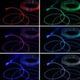 thumbnail image 4 of 1 X 1M PMMA Side Glow Fiber Optic Cable Car Light Lighting Decor 1.5/2/3/4mm Lot, 4 of 6