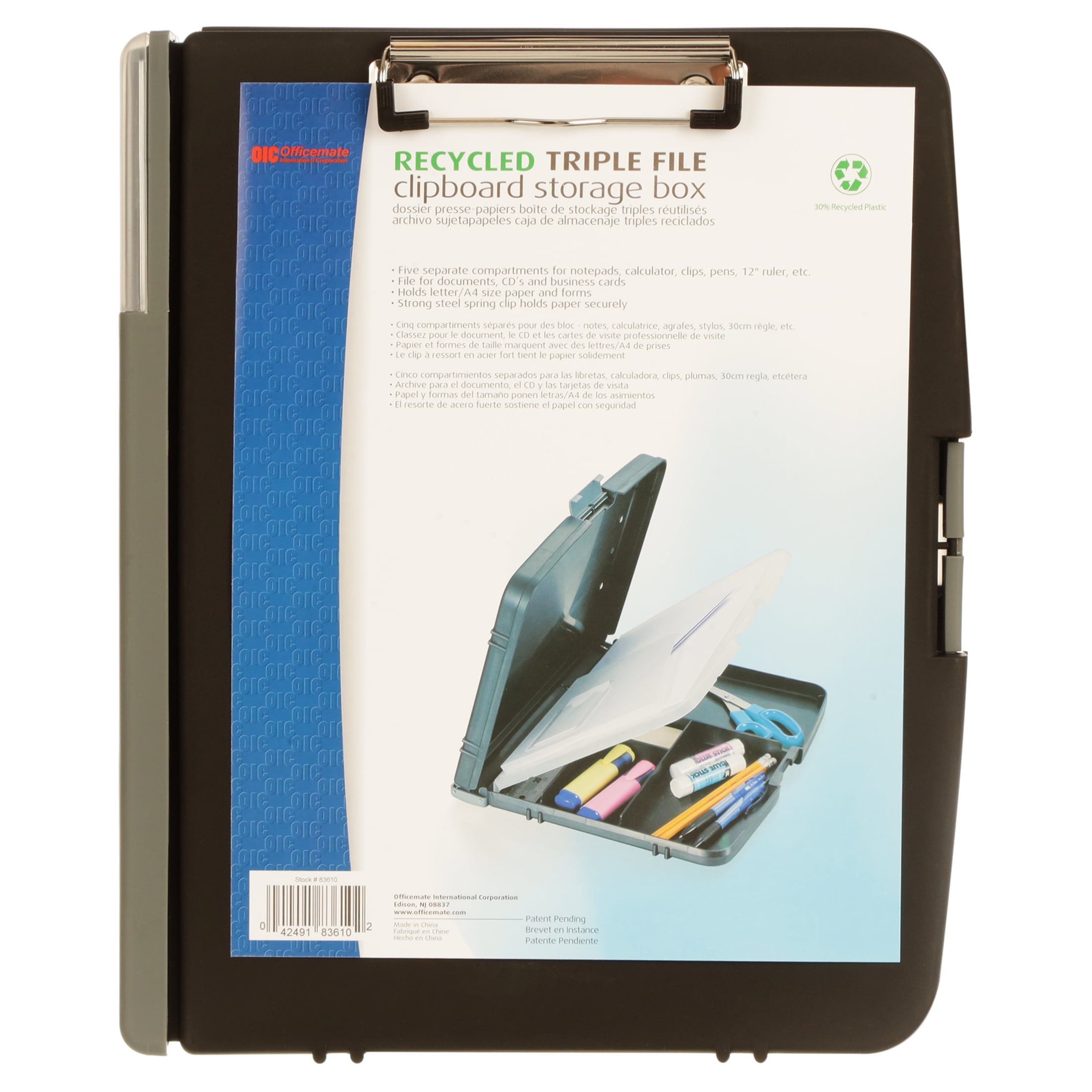OfficeTree 50 x Badge Portanome con Clip e Spilla Integrate - 60 x