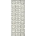 thumbnail image 3 of SAFAVIEH Dhurrie Valentina Geometric Moroccan Wool Area Rug, Grey/Ivory, 2'6" x 4', 3 of 10