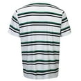 thumbnail image 4 of JAJAHO Men's T Shirt Summer Top Striped Short Sleeve Crewneck Loose Fit Soft Comfortable Tee Shirts Casual Daily Wear Versatile Tops, 4 of 8