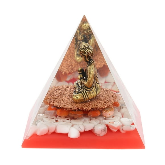 Handicraft, Durable Exquisite Epoxy Spiritual Protect Energy Pyramid For Living Room