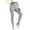 Light Gray_CK11, variant on Yoga Ribbed Leggings for Women High Waisted Butt Lifting Workout Gym Athletic Pants Black L