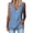 Sky Blue, variant on VJGBEGW Women V Neck Sleeveless Sequin Tank Tops Loose Fit Glitter Sparkly Camisole Shirts Comfy Casual Party Going Out Sleeveless Vest Black L