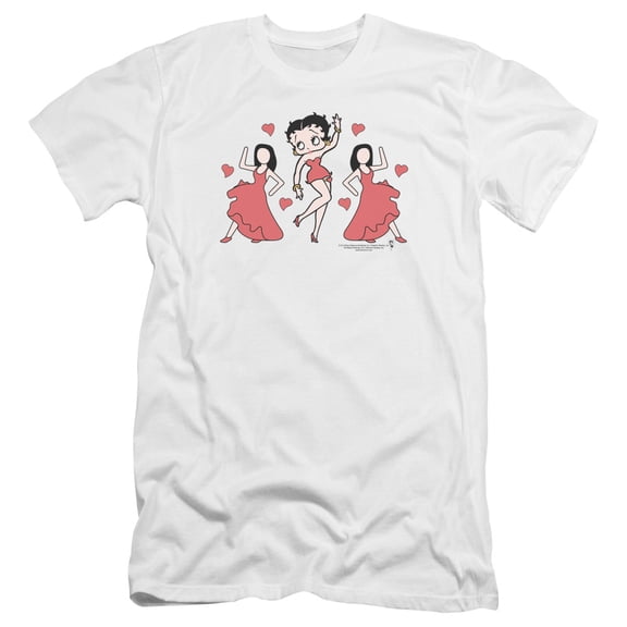 Betty Boop - Bb Dance - Premium Slim Fit Short Sleeve Shirt - Medium