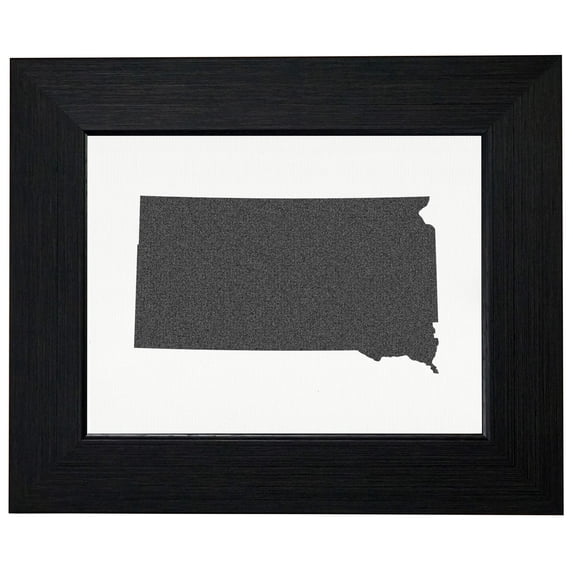 South Dakota Framed Print Poster Wall or Desk Mount Options