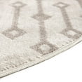 thumbnail image 6 of Unique Loom Bohemian Trellis Collection Area Rug - Gypsy (8' x 10' Oval Pearl/Gray), 6 of 7