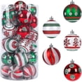 thumbnail image 1 of Adornos de bolas de Navidad JanHm 30 piezas 6 cm Plástico Irrompible, 1 of 5