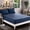 Navy Blue, variant on Elegant Comfort 1500 Premium Hotel Quality 1-Piece Fitted Sheet, Softest Quality Microfiber - Deep Pocket up to 16 inch, King Navy Blue