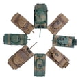 thumbnail image 2 of 8Pcs 4D 1:72 Ensamblar kits de tanques Colecciones Hobby Building Table Model Puzzle Army Battle Tank para juguetes Escritorio Navidad, 2 of 9
