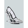 thumbnail image 2 of Diamante Clear Stiletto Heel Pumps, 2 of 11