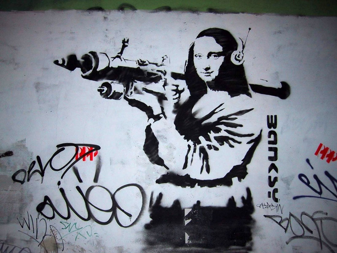 Banksy Street Graffiti Blank Walls Are Criminal HD Vinyl Wall Art Decal Poster 