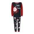 thumbnail image 2 of Matching Family Christmas Pajamas Casual Long Sleeve Santa Print Tops + Pants Set, 2 of 10