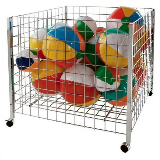 Adjustable Bottom Dump Bins with 2 in. Casters, Chrome