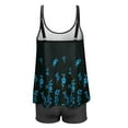 thumbnail image 3 of Women‘s Plus Size Tankini SwimsuiFloral Print Two Piece Bathing Suit, 3 of 7